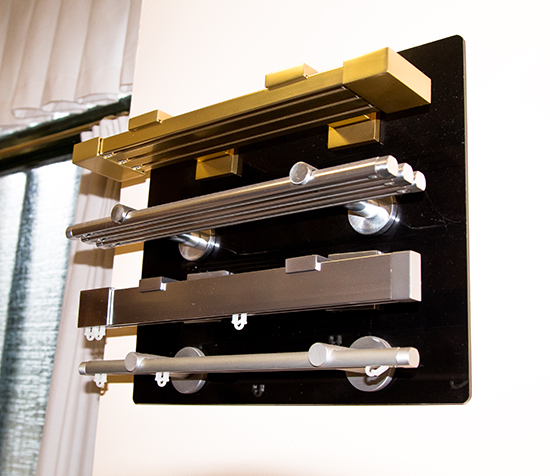 Binari e sistemi per tende